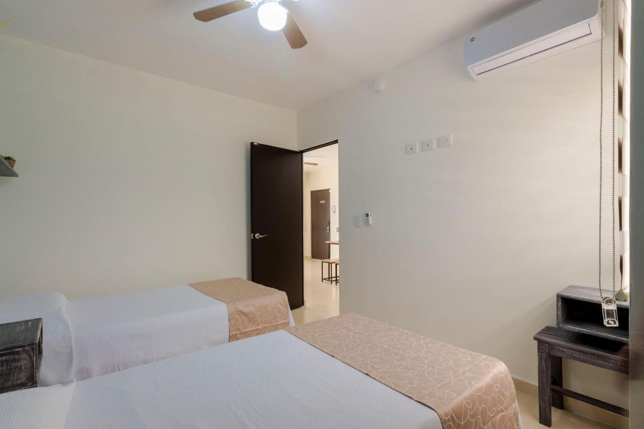 Bright & Relaxing Full Apartment Cancún Exteriör bild
