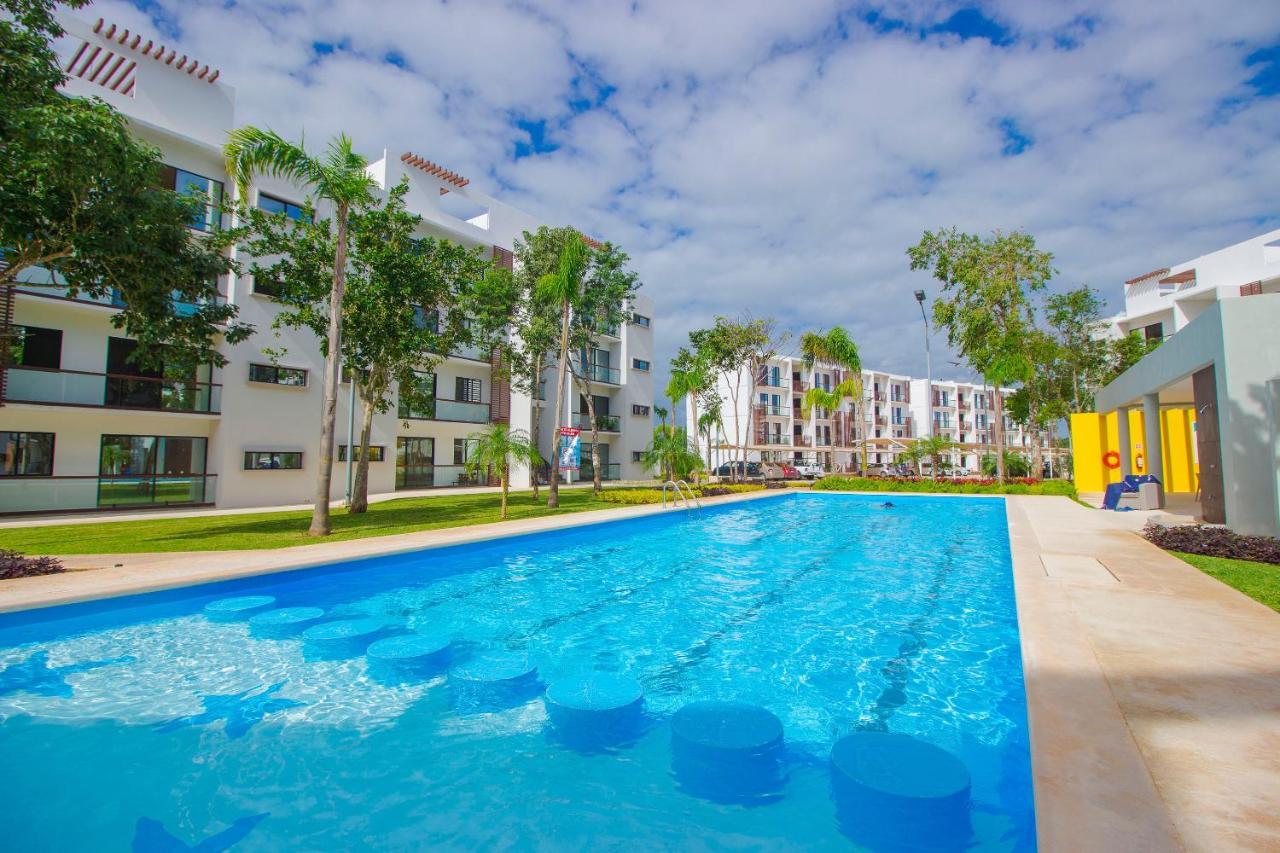 Bright & Relaxing Full Apartment Cancún Exteriör bild