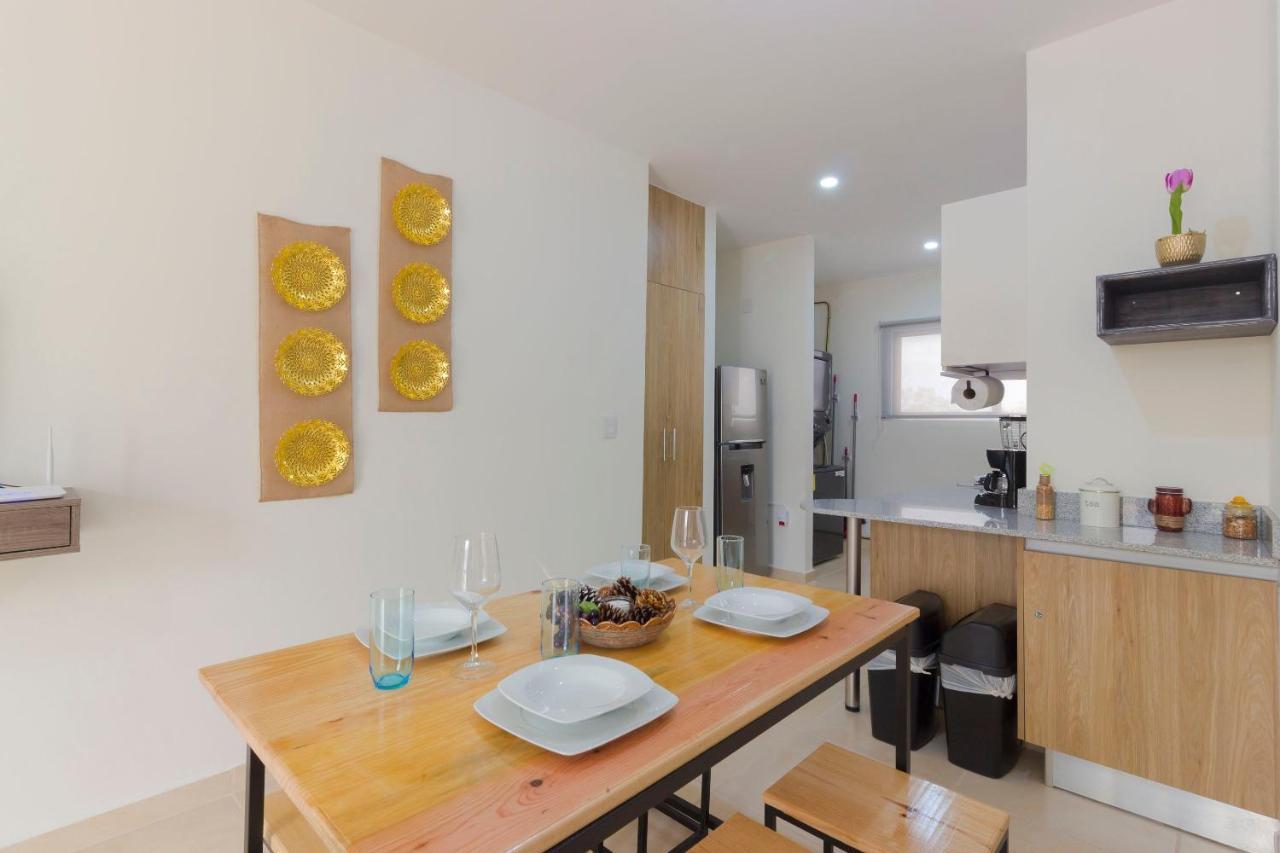 Bright & Relaxing Full Apartment Cancún Exteriör bild